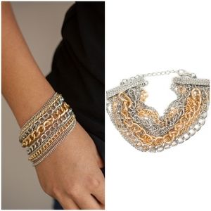 Metallic Horizon - Multi Chain Bracelet